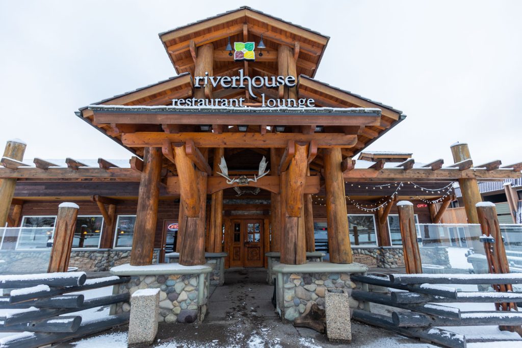 Aspen Riverhouse Restaurant and Lounge entrance