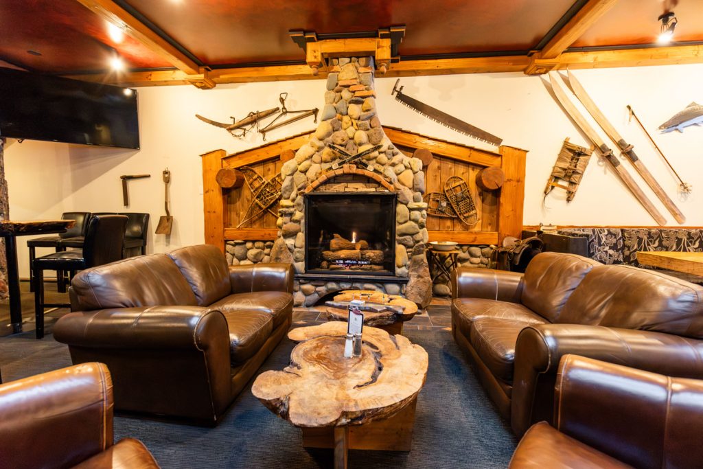 Handcrafted table at Aspen Riverhouse